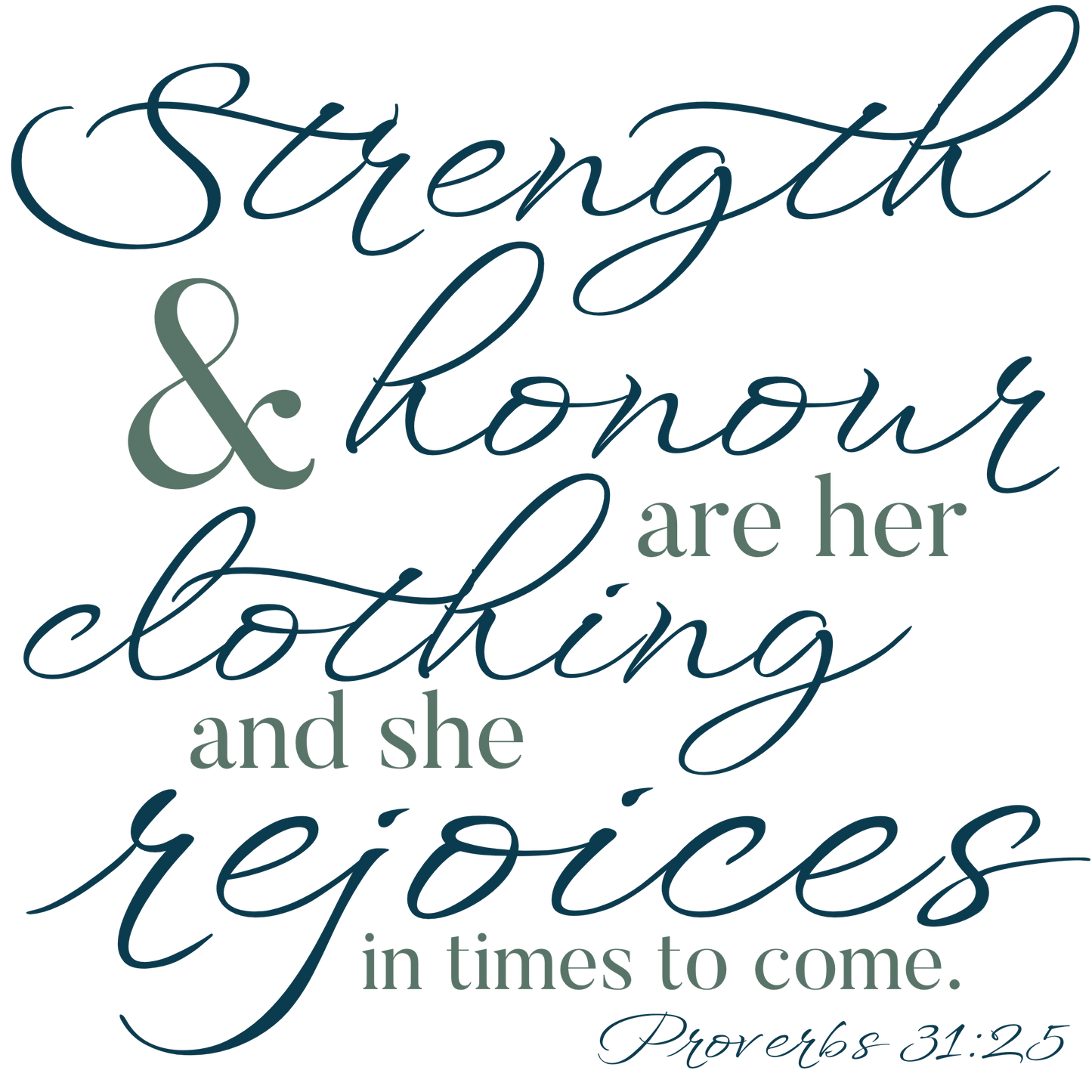 Proverbs 31 Cotton Tote Bag