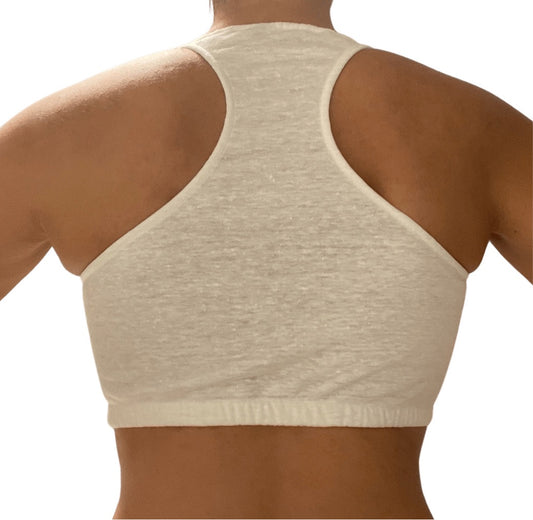 100% Linen Racerback Sport Bra